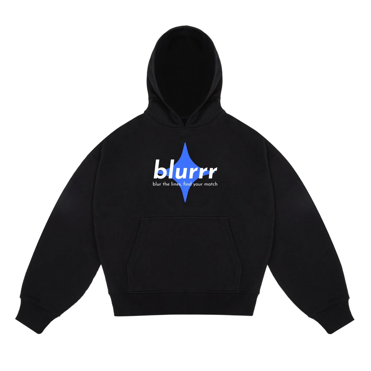 blurrr merch hoodie